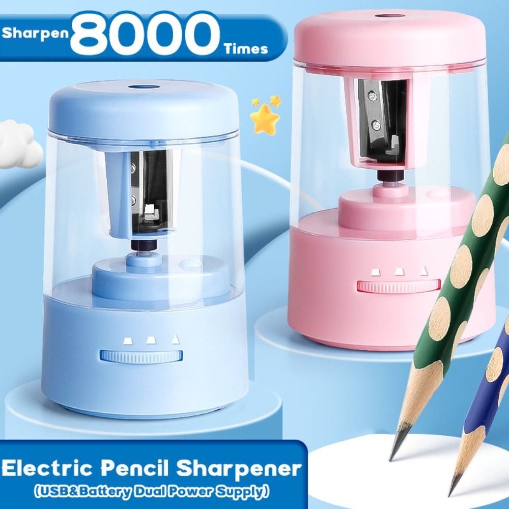 Electric Pencil Sharpener Usb - Three Gear Adjustable Electric Pencil Sharpener