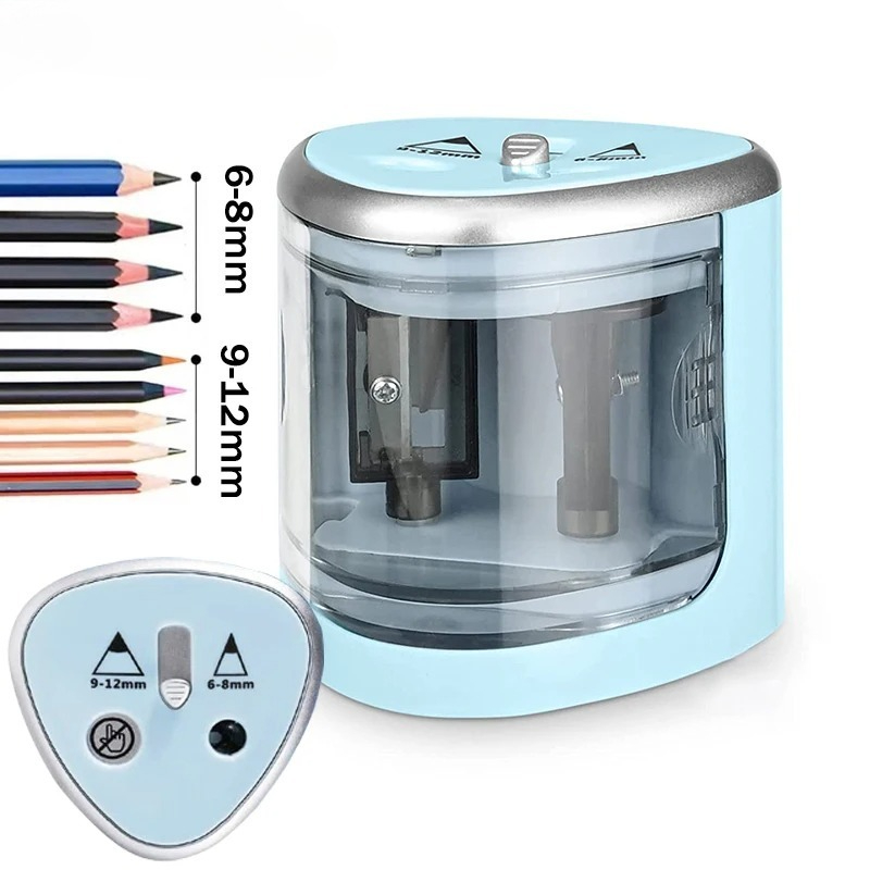 Electric Pencil Sharpener Usb - Upgraded Two-Hole Electric Pencil Sharpener –