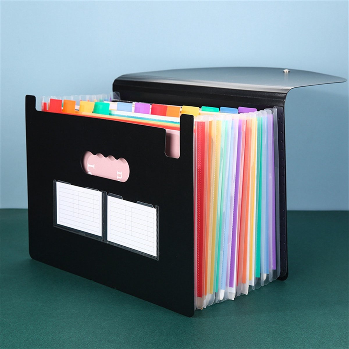 AT16 13 Pockets Expanding File - Expandable Accordion File Folder 13 Pockets ulasan dan harga