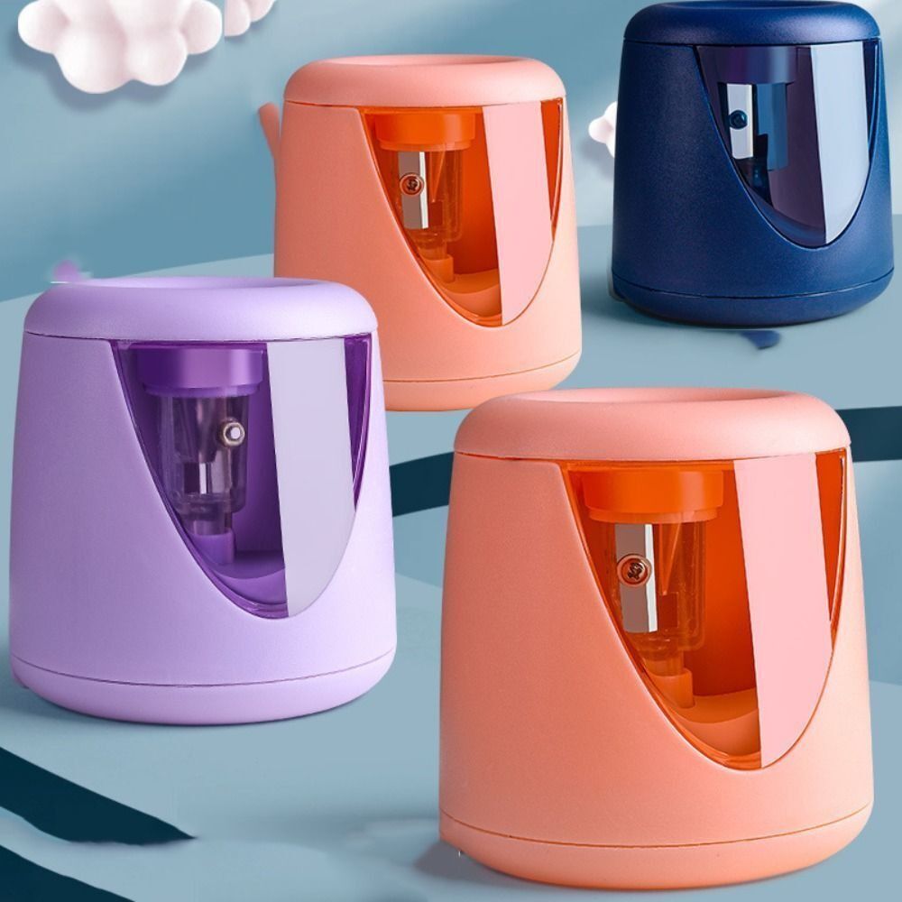with Decorative Sticker Batter - Electric Pencil Sharpener Usb ulasan dan harga