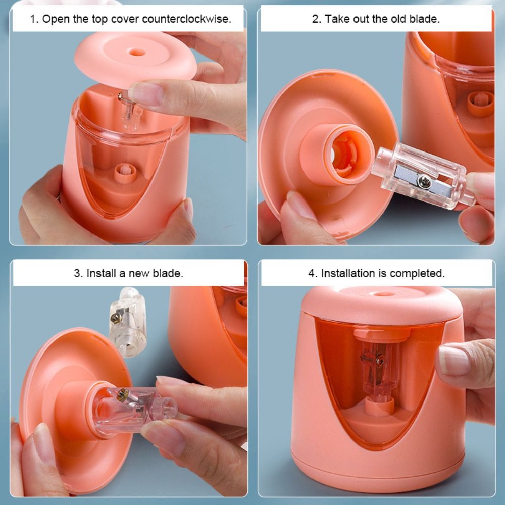 Office School Supplies with De - Electric Pencil Sharpener Usb ulasan dan harga