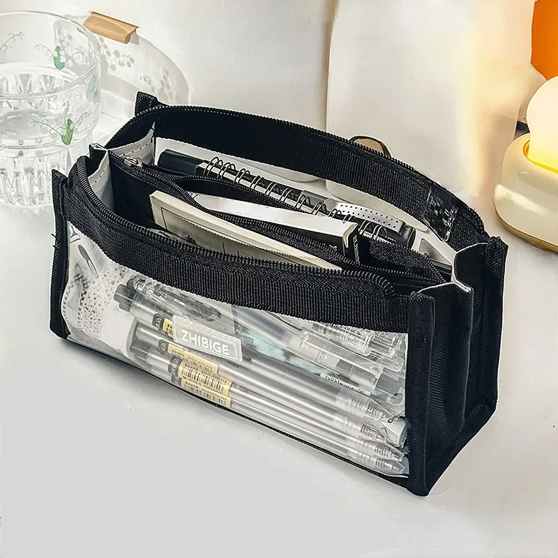 6 Layers Large Capacity Pencil - Aesthetic Large Pencil Case Pouch ulasan dan harga