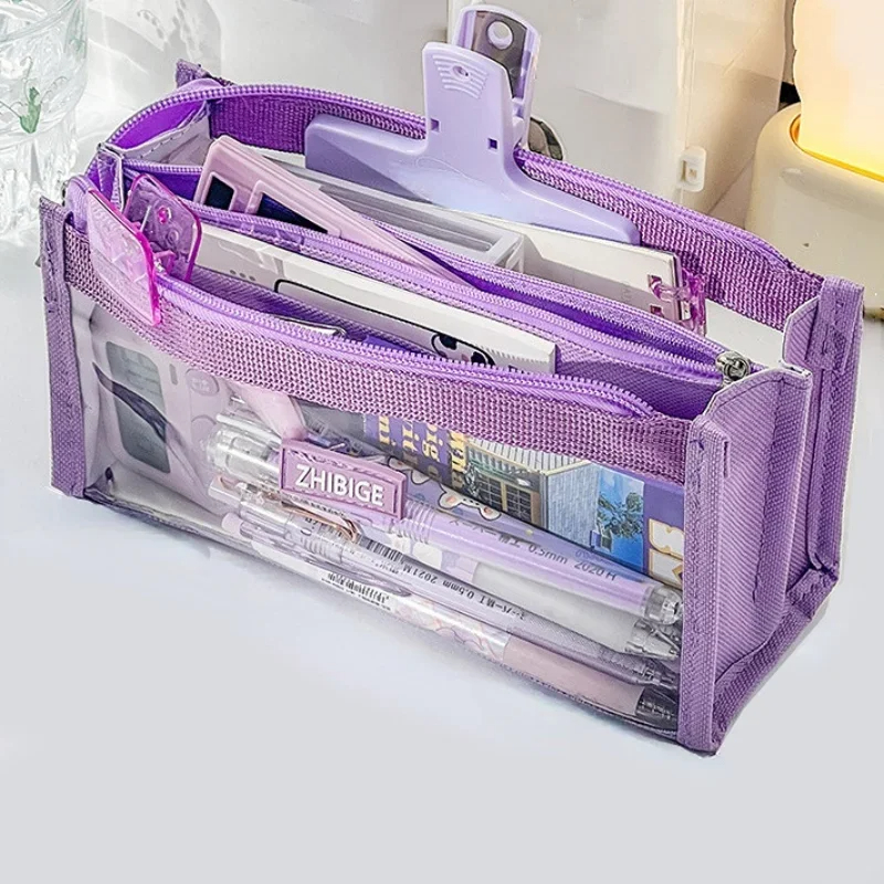 6 Layers Large Capacity Pencil - Aesthetic Large Pencil Case Pouch ulasan dan harga