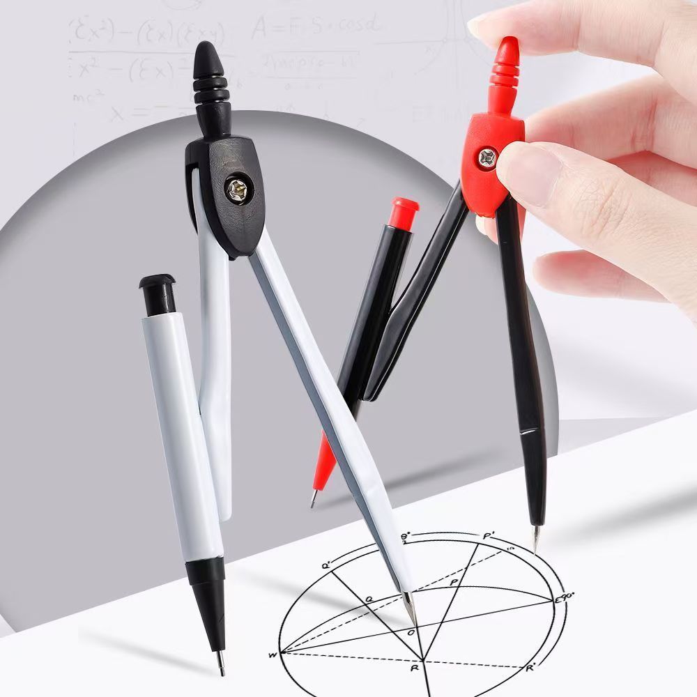 Metal Compass Professional Mat - Math Geometry Set With Compass ulasan dan harga