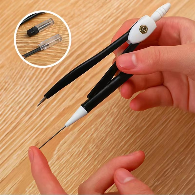 Metal Compass Professional Mat - Math Geometry Set With Compass ulasan dan harga