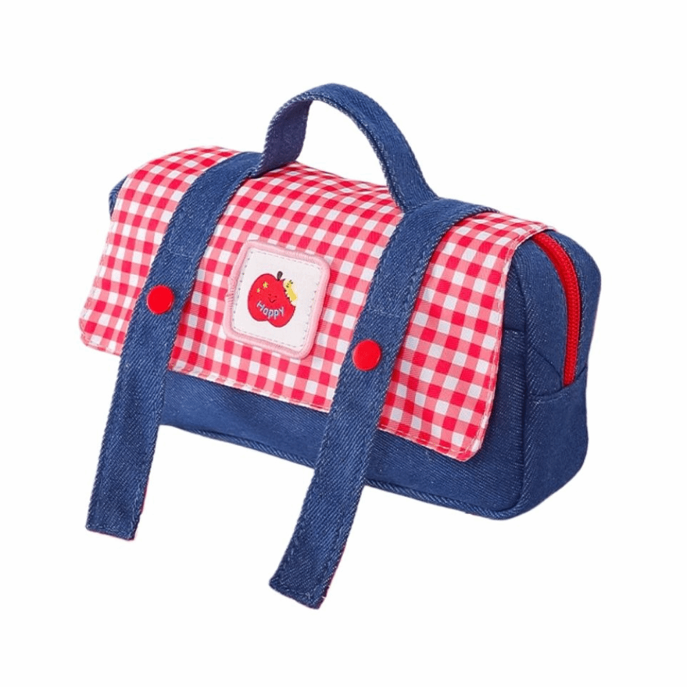 Denim Fruit Cowboy Pencil Case - Aesthetic Large Pencil Case Pouch ulasan dan harga