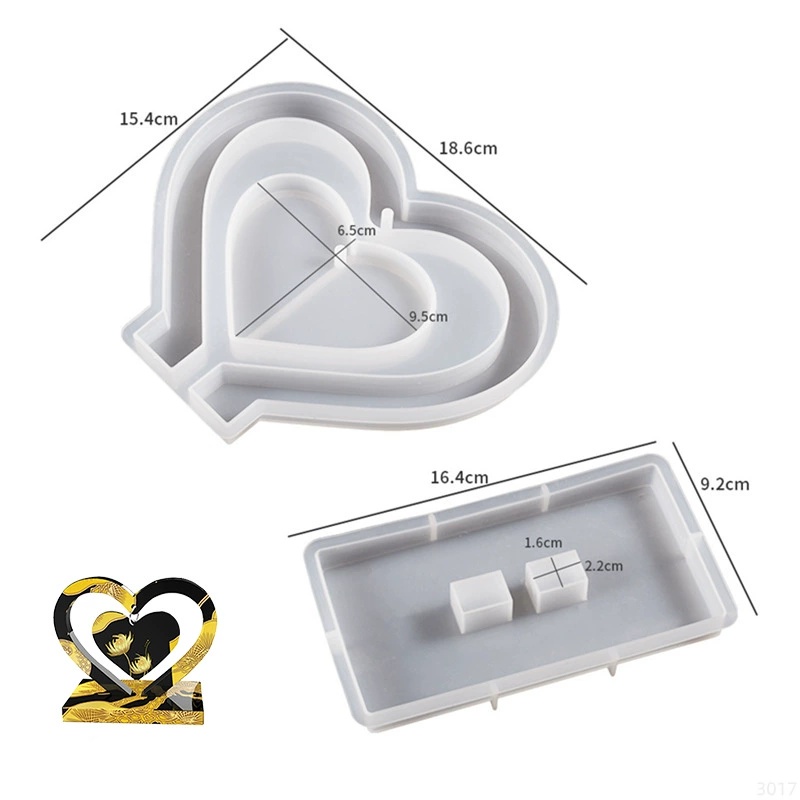 Letter Mm Epoxy Resin Silicone - Writing Tools ulasan dan harga