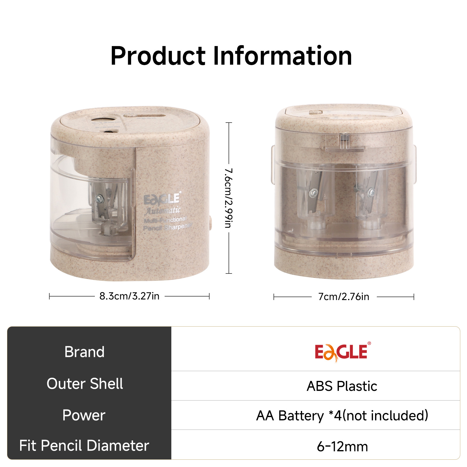 EAGLE Automatic Electric Penci - Electric Pencil Sharpener Usb ulasan dan harga