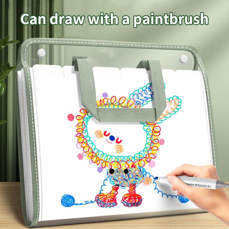 A4 Portable Accordion File Org - Expandable Accordion File Folder 13 Pockets ulasan dan harga