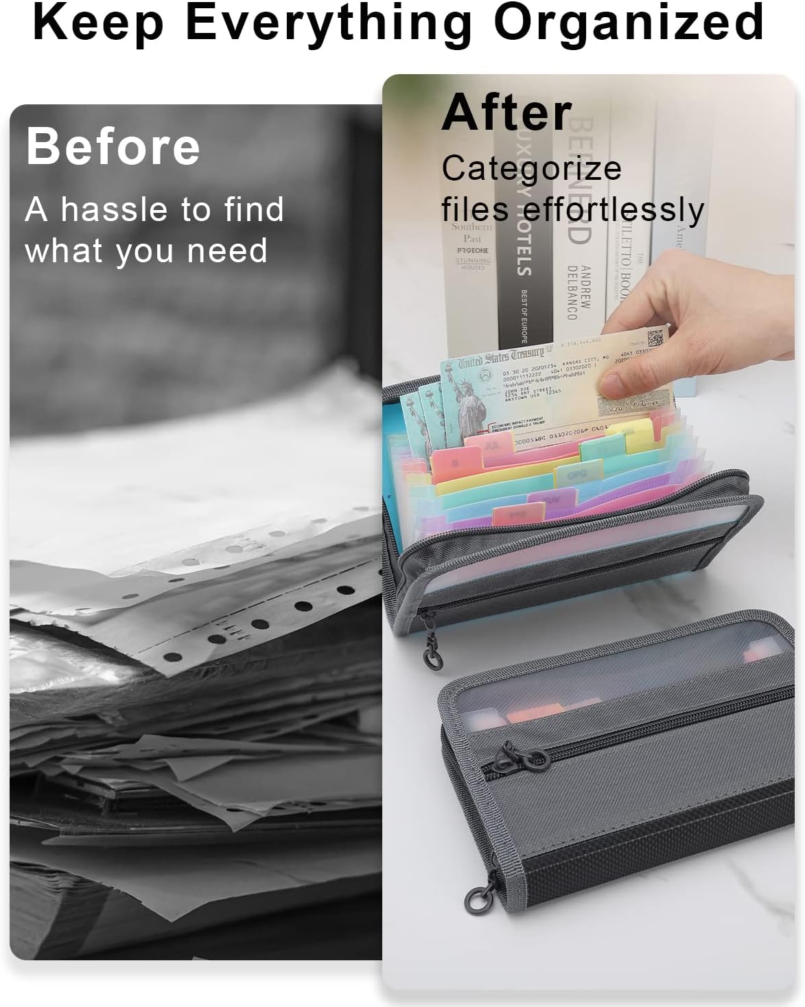Small Accordion A6 File Organi - Expandable Accordion File Folder 13 Pockets ulasan dan harga