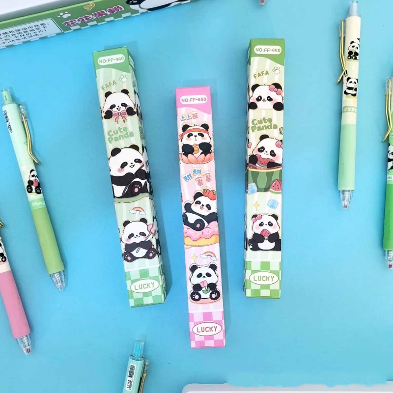 24pcs/lot Kawaii Panda Press G - School Supplies ulasan dan harga