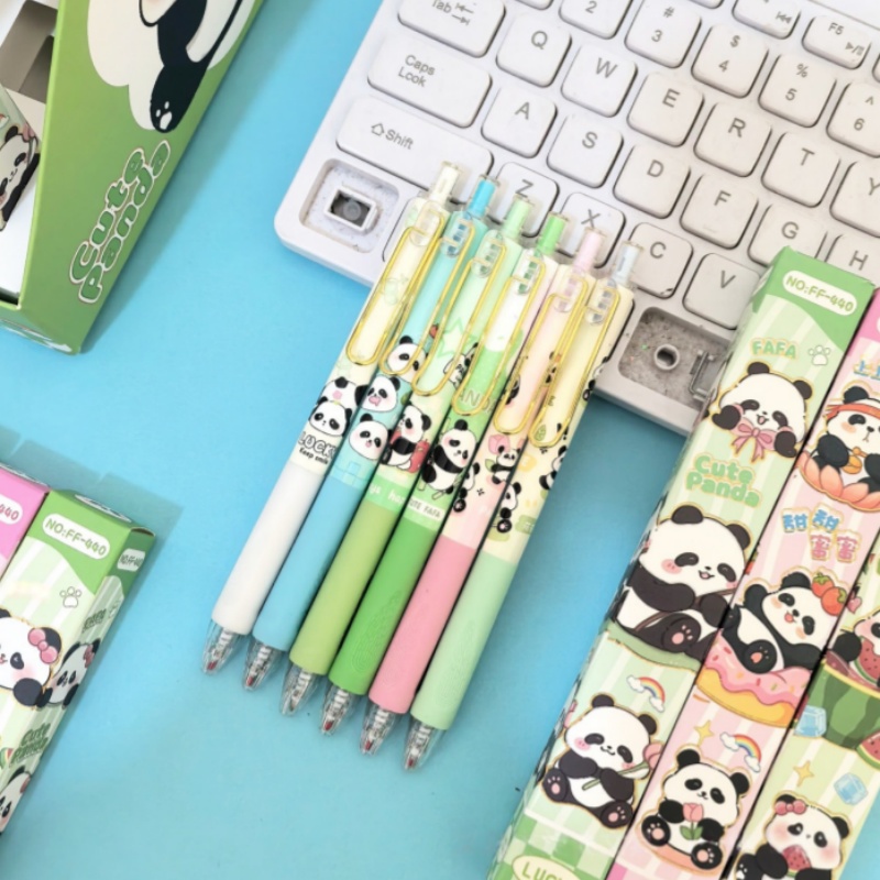 24pcs/lot Kawaii Panda Press G - School Supplies ulasan dan harga