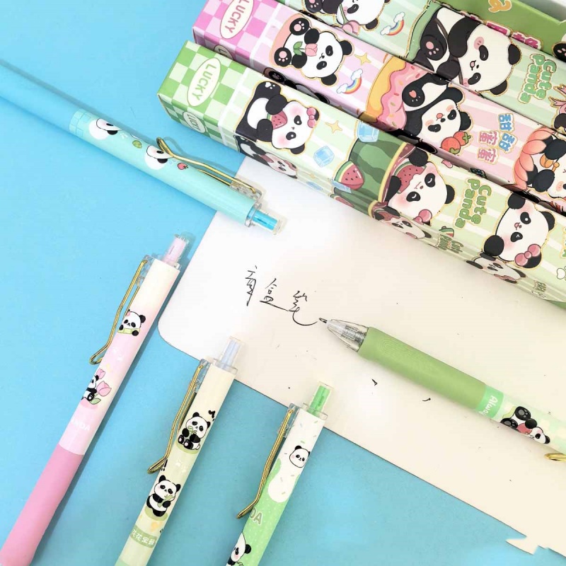 24pcs/lot Kawaii Panda Press G - School Supplies ulasan dan harga