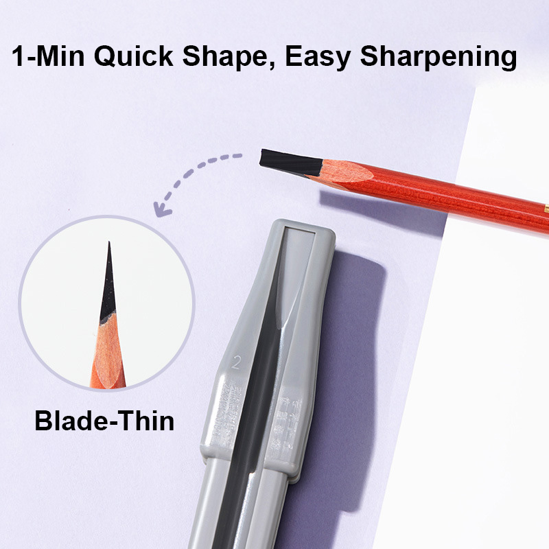Wooden Eyebrow Pencil Sharpene - Stationery ulasan dan harga