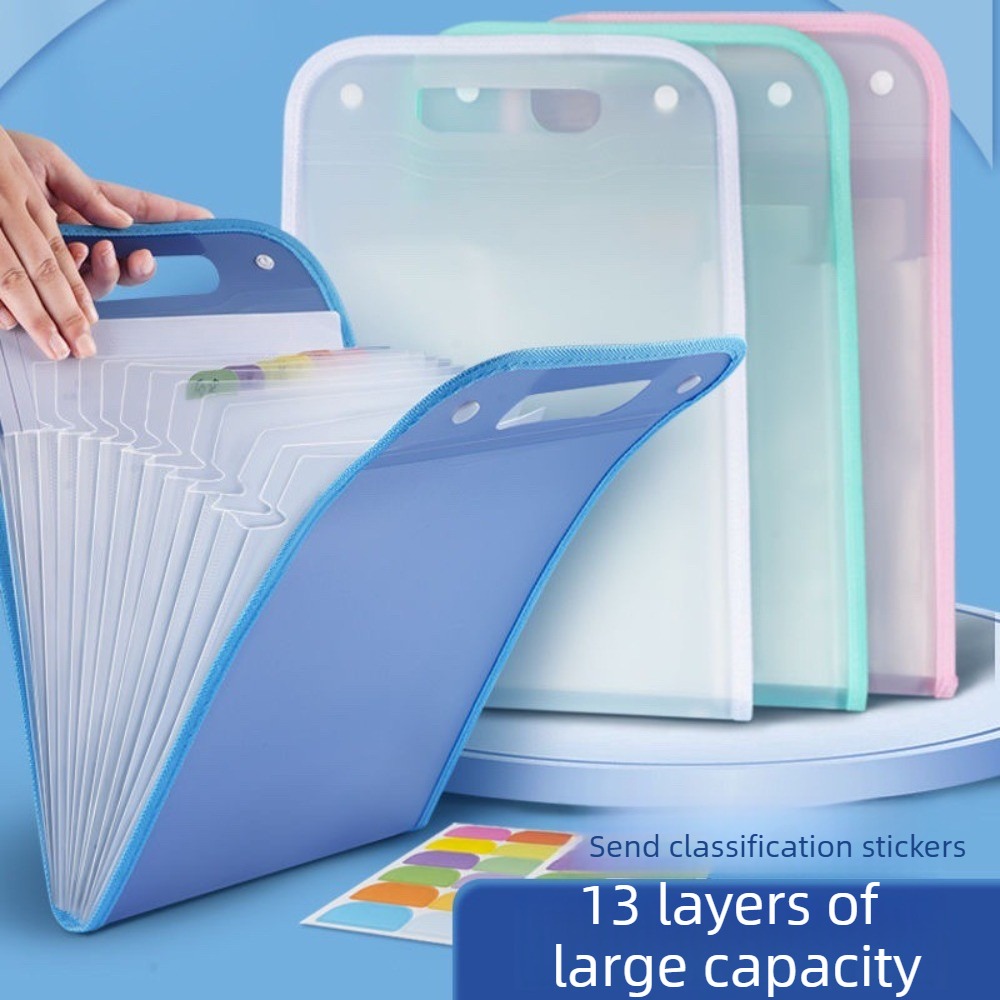 Translucent Accordion File Fol - Expandable Accordion File Folder 13 Pockets ulasan dan harga