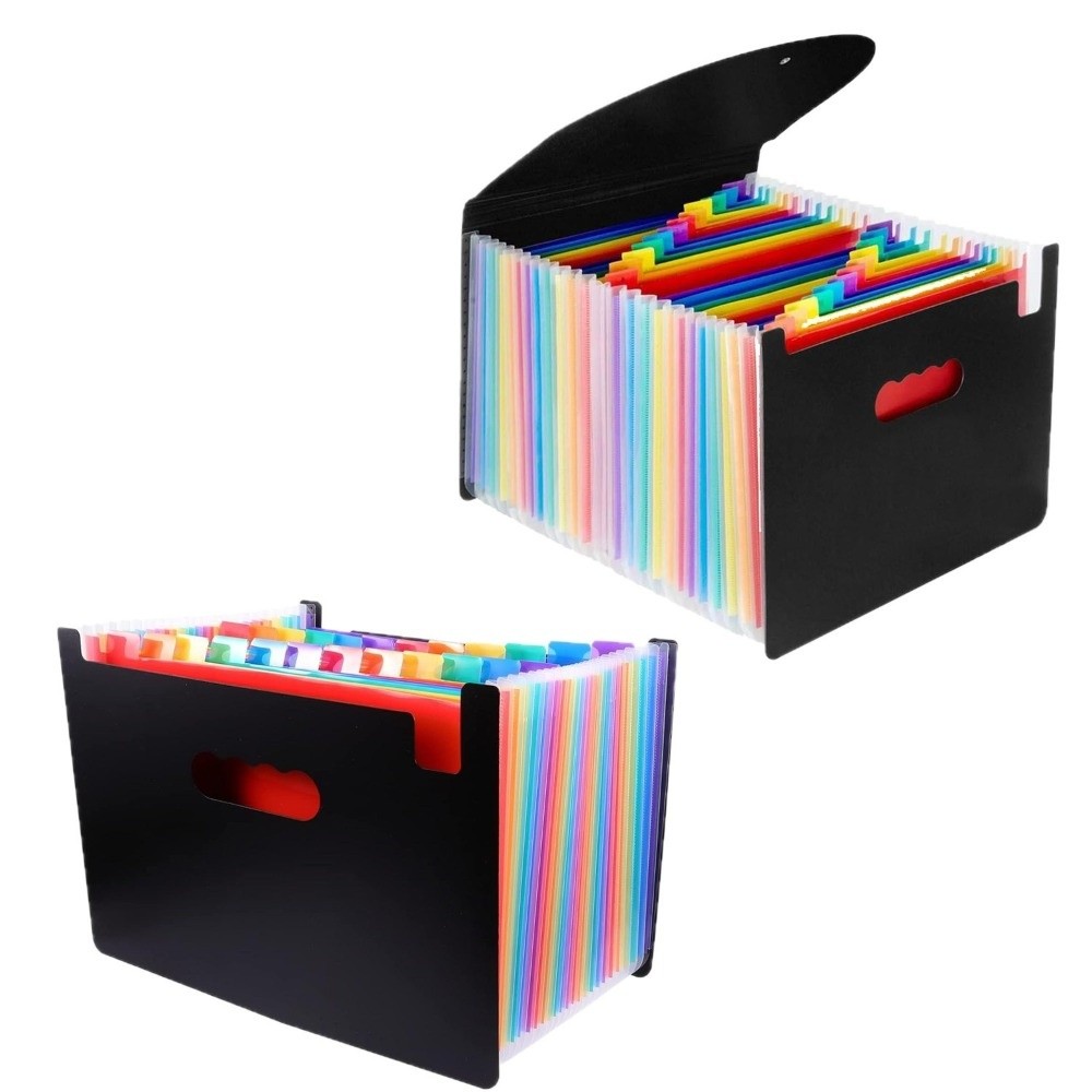Portable 13/25 Pockets Expandi - Expandable Accordion File Folder 13 Pockets ulasan dan harga