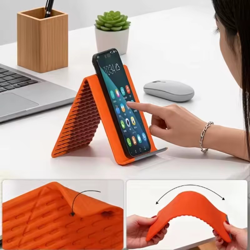 Lazy Portable Phone Stand Sili - Desk Accessories ulasan dan harga