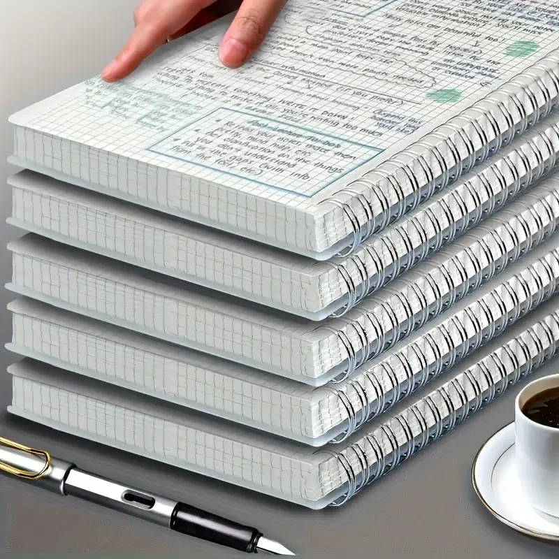 A5 Grid Notepad Spiral Bound S - Spiral Bound Grid Notebook A5 ulasan dan harga