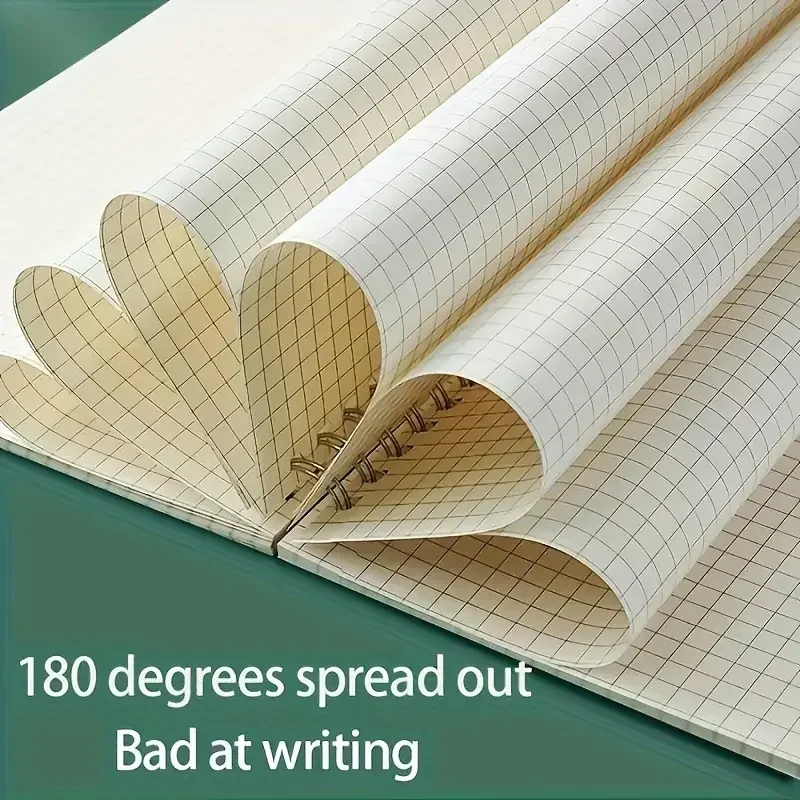 A5 Grid Notepad Spiral Bound S - Spiral Bound Grid Notebook A5 ulasan dan harga