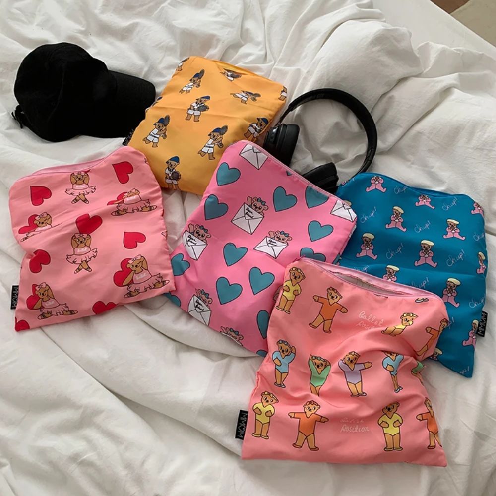 Cute Kawaii Makeup Bag Bear Pa - Stationery ulasan dan harga