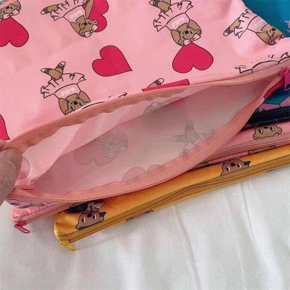 Cute Kawaii Makeup Bag Bear Pa - Stationery ulasan dan harga