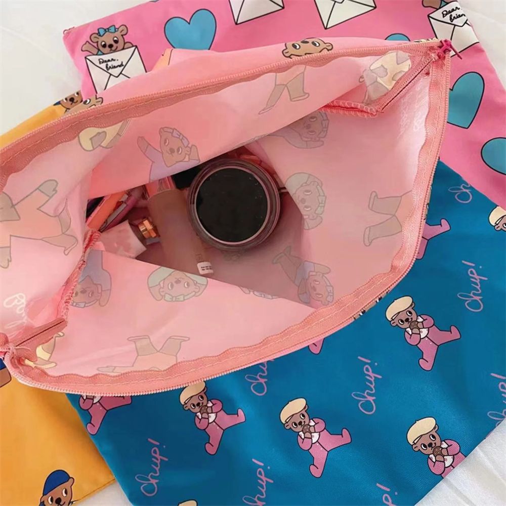 Cute Kawaii Makeup Bag Bear Pa - Stationery ulasan dan harga