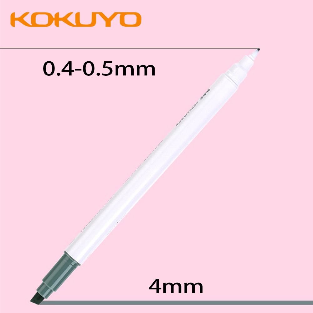 6Colors/set New Japan KOKUYO D - Pastel Highlighter Set Double Ended ulasan dan harga