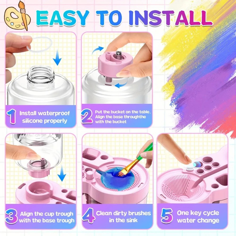Paint Brush Washer Multifuncti - Writing Tools ulasan dan harga
