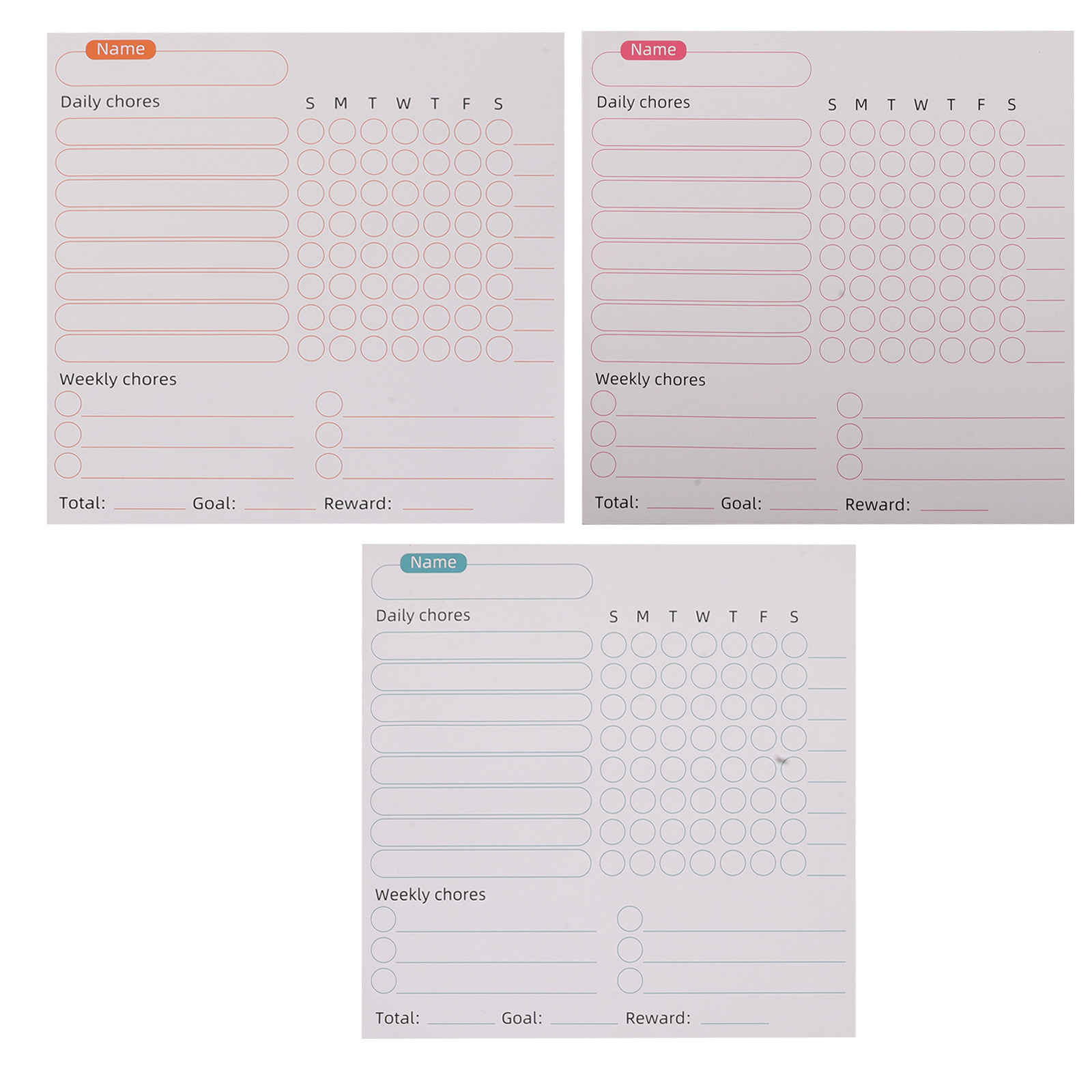 3Pcs Magnetic Whiteboard Weekl - Kids Magnetic Reward Chart Board ulasan dan harga