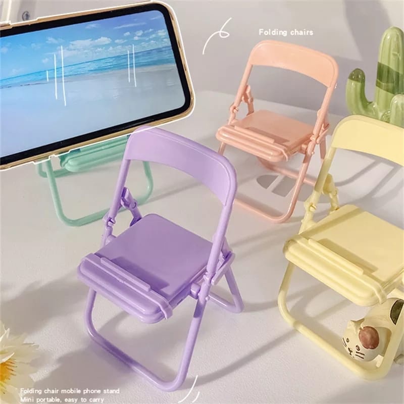 Cute Chair Phone Holder Stand  - Desk Accessories ulasan dan harga
