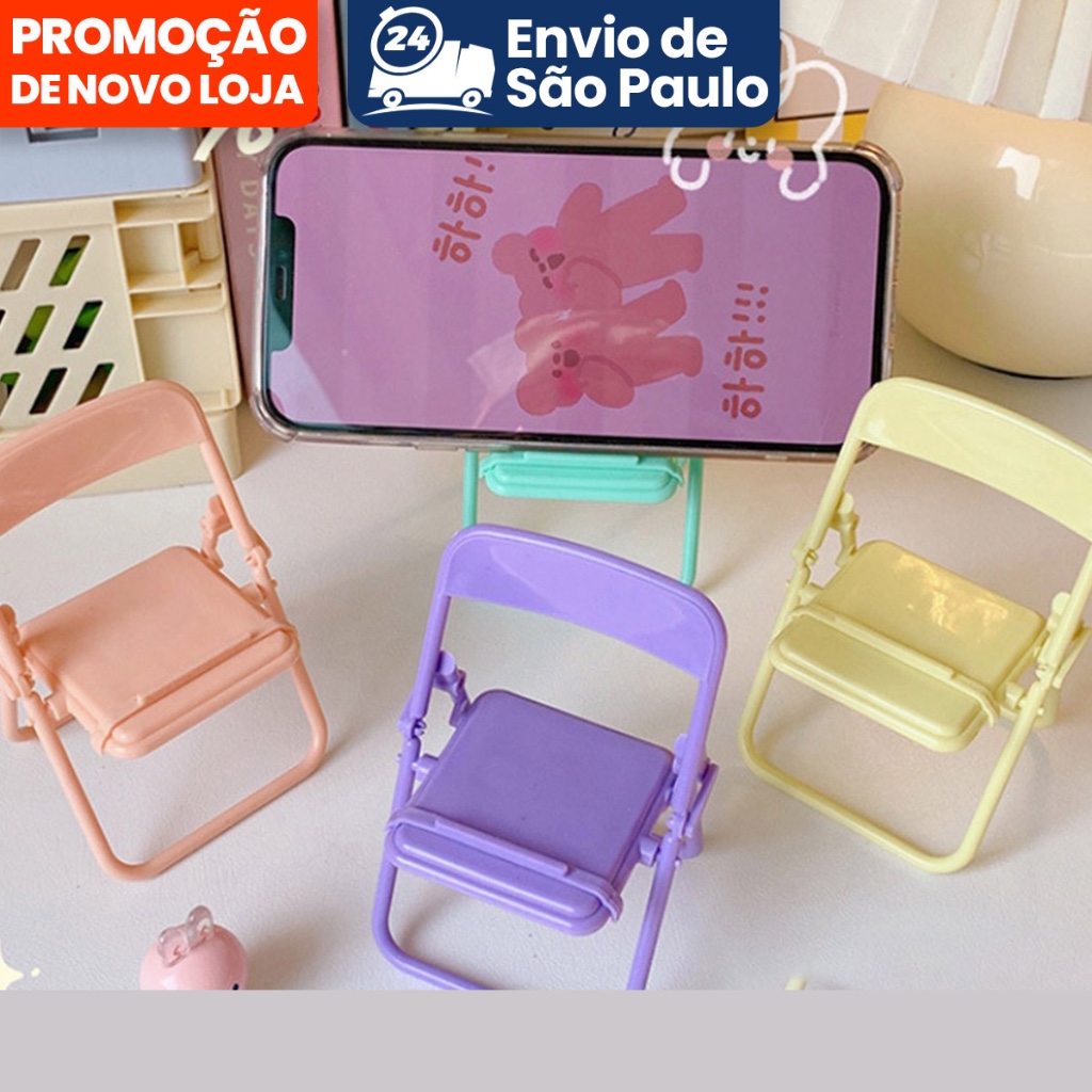 Cute Chair Phone Holder Stand  - Desk Accessories ulasan dan harga