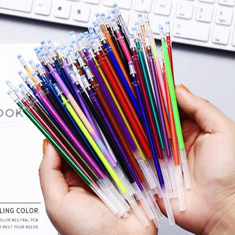Gel Pen Refills Set 12/100 Col - Pastel Highlighter Set Double Ended ulasan dan harga