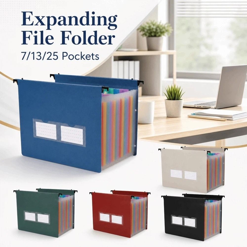 7/13/25 Pockets Expanding File - Expandable Accordion File Folder 13 Pockets ulasan dan harga