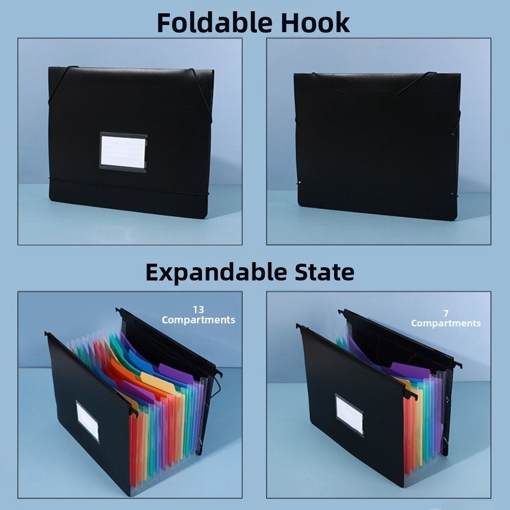 7/13 Pockets Expanding File Fo - Expandable Accordion File Folder 13 Pockets ulasan dan harga