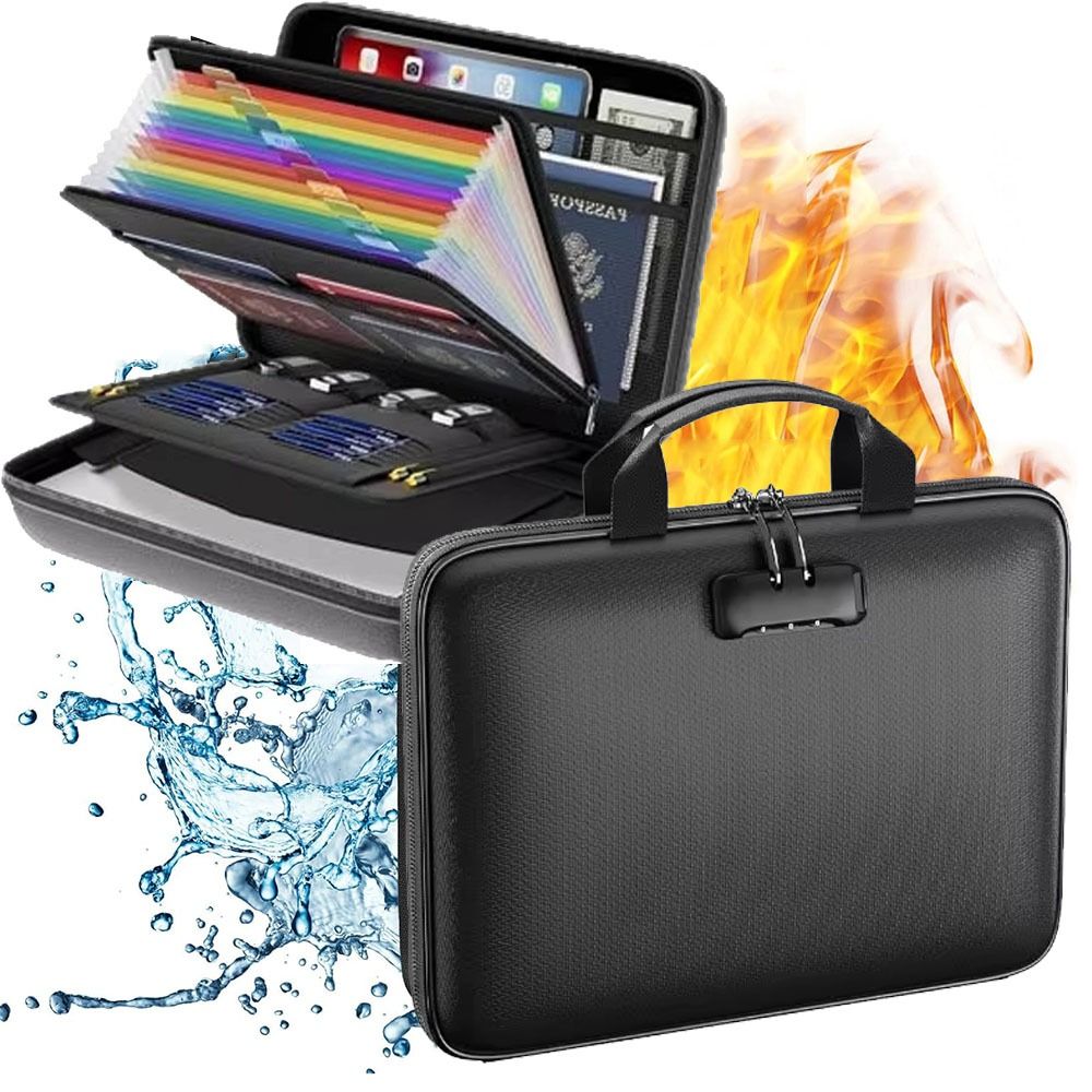 13 Accordion Pocket Fireproof  - Expandable Accordion File Folder 13 Pockets ulasan dan harga