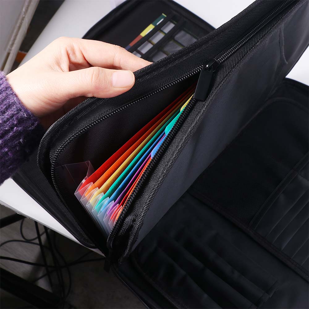 13 Accordion Pocket Fireproof  - Expandable Accordion File Folder 13 Pockets ulasan dan harga