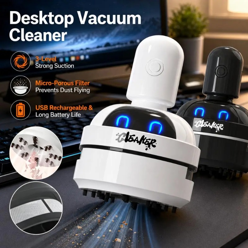 Desktop Cleaner Vacuum Cleaner - Mini Desktop Vacuum Cleaner For Eraser Dust ulasan dan harga