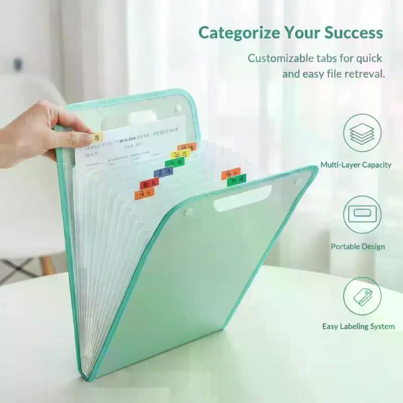13 Pockets Expanding File Fold - Expandable Accordion File Folder 13 Pockets ulasan dan harga