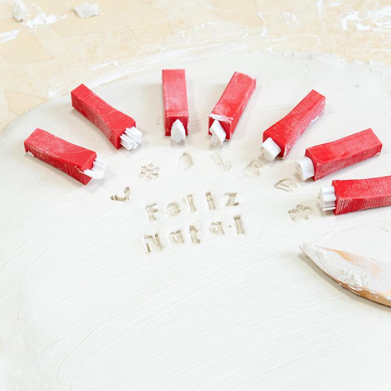 Christmas Style Alphabet Clay  - Writing Tools ulasan dan harga