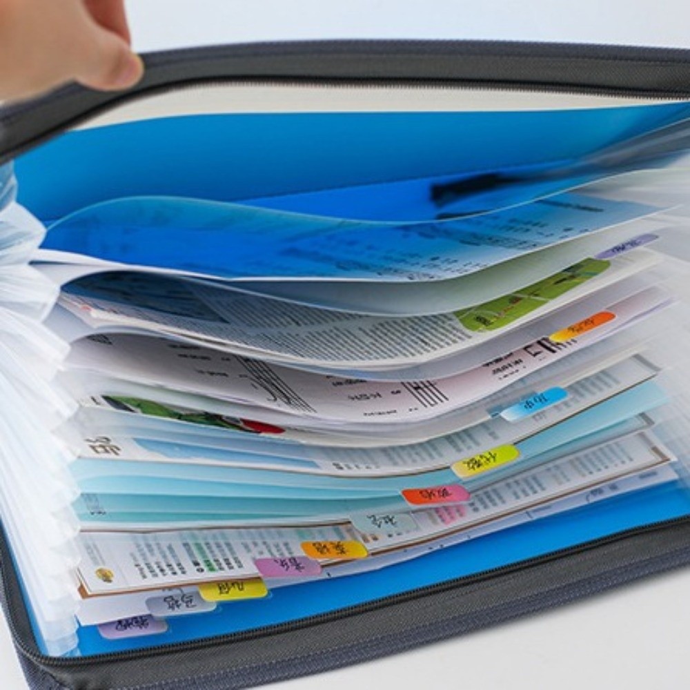 13 Pockets Expanding File Fold - Expandable Accordion File Folder 13 Pockets ulasan dan harga