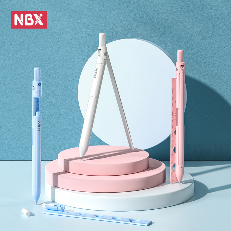 NBX Compass Pencil School Draw - Math Geometry Set With Compass ulasan dan harga