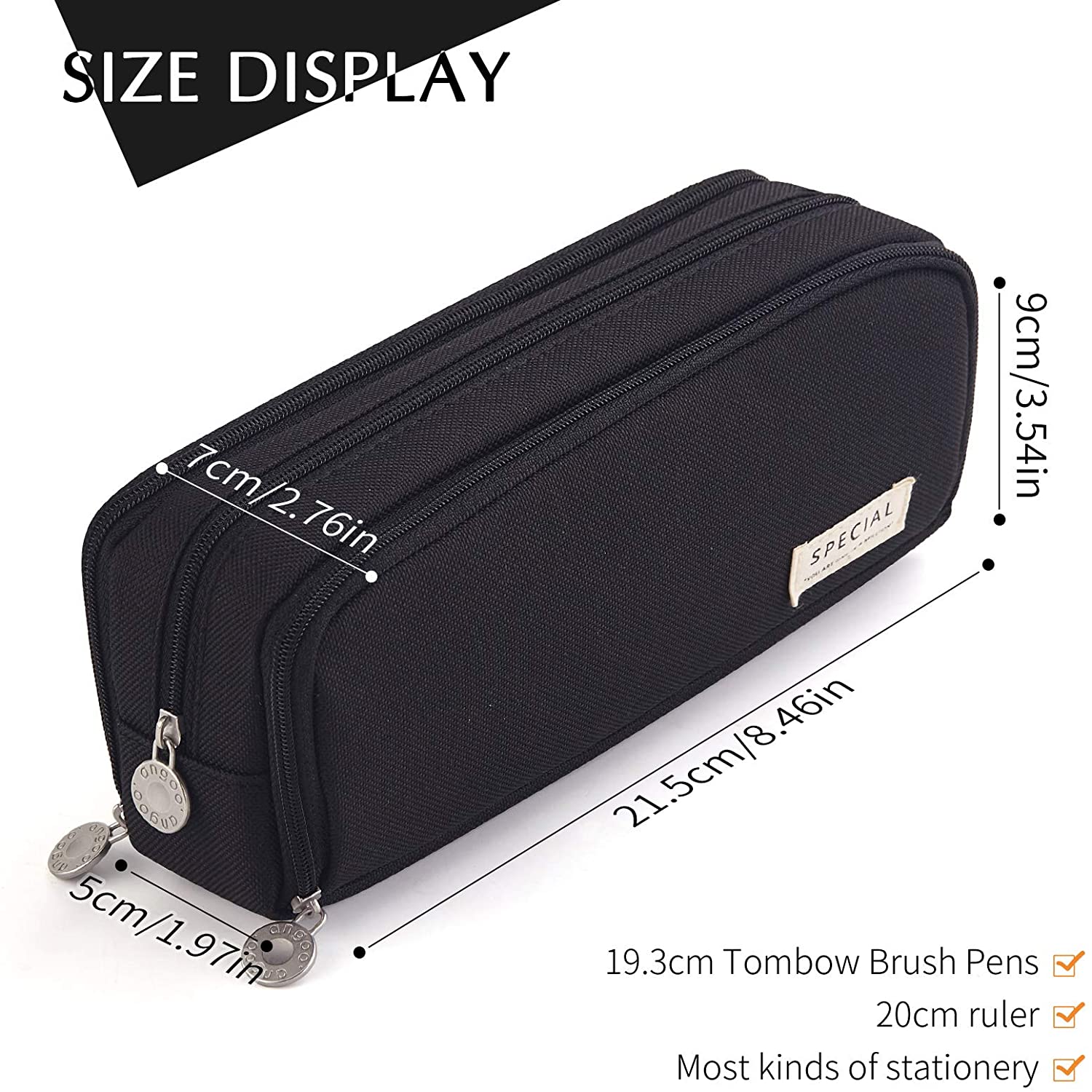 Pencil Case Large Capacity Pen - Aesthetic Large Pencil Case Pouch ulasan dan harga